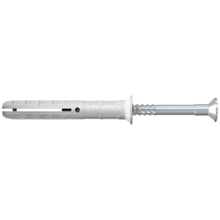 fischer Nageld&uuml;bel NS Edelstahl A2 Senkkopf PZ f&uuml;r Holzkonstruktionen 8 x 80/40 mm - 50 St&uuml;ck