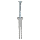 fischer Nageld&uuml;bel NF verzinkt Flachkopf PZ f&uuml;r Metallkonstruktionen 8 x 100/60 mm - 100 St&uuml;ck