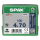 SPAX Universalschraube WIROX Teilgewinde Senkkopf T-STAR plus 4CUT-Spitze 4 x 70mm - 100 St&uuml;ck