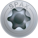 SPAX Universalschraube WIROX Teilgewinde Senkkopf T-STAR plus 4CUT-Spitze 4,5 x 80mm - 100 St&uuml;ck