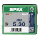 SPAX Universalschraube WIROX Teilgewinde Senkkopf T-STAR plus 4CUT-Spitze 5 x 30mm - 500 St&uuml;ck