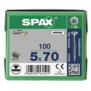 SPAX Universalschraube WIROX Teilgewinde Senkkopf T-STAR plus 4CUT-Spitze 5 x 70mm - 100 St&uuml;ck