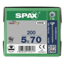 SPAX Universalschraube WIROX Teilgewinde Senkkopf T-STAR plus 4CUT-Spitze 5 x 70mm - 200 St&uuml;ck