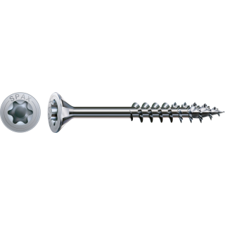 SPAX Universalschraube WIROX Teilgewinde Senkkopf T-STAR plus 4CUT-Spitze 6 x 80mm - 100 St&uuml;ck