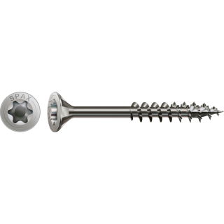 SPAX Universalschraube Edelstahl A2 Teilgewinde Senkkopf T-STAR plus 4CUT-Spitze 4,5 x 50mm - 200 St&uuml;ck