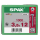SPAX Universalschraube WIROX Vollgewinde Halbrundkopf T-STAR plus 4CUT-Spitze 3,5 x 12mm - 1000 St&uuml;ck