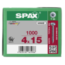 SPAX Universalschraube WIROX Vollgewinde Halbrundkopf T-STAR plus 4CUT-Spitze 4 x 15mm - 1000 St&uuml;ck