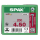 SPAX Universalschraube WIROX Vollgewinde Halbrundkopf T-STAR plus 4CUT-Spitze 4 x 50mm - 200 St&uuml;ck