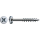 SPAX Universalschraube WIROX Vollgewinde Halbrundkopf Kreuzschlitz 4CUT-Spitze 5 x 90mm - 200 St&uuml;ck
