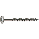 SPAX HI.FORCE Holzbauschraube Edelstahl A2 Teilgewinde Tellerkopf T-STAR plus 4CUT-Spitze 6 x 80mm - 100 St&uuml;ck