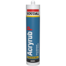 Soudal Acryrub P Acryl &uuml;berstreichbarer Fugendichtstoff 310ml Kartusche wei&szlig;