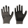 SOLIDSTAR&reg; Nylon-Feinstrick-Handschuhe mit Nitril-Schaum-Beschichtung grau/schwarz Gr&ouml;&szlig;e 10
