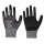 LeiKaFlex&reg; Feinstrick-Handschuhe mit Nitril-Foam-Beschichtung grau/schwarz Gr&ouml;&szlig;e 8