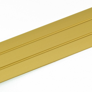 quickFIX Boden &Uuml;bergangsprofil zum Kleben aus Alu 100 x 3,8 cm gold eloxiert