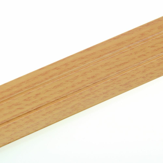 quickFIX Boden &Uuml;bergangsprofil zum Kleben aus Alu 100 x 3,8 cm Holzdekor Eiche