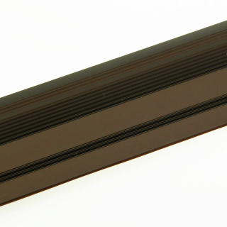 quickFIX Boden Rampenprofil zum Kleben aus Alu 100 x 4 x 0,8 cm bronze eloxiert