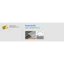 quickFIX Boden Rampenprofil zum Kleben aus Alu 100 x 4 x 0,8 cm bronze eloxiert