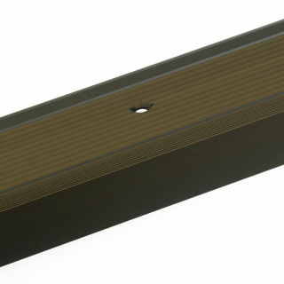 mako Treppen- und Winkelprofil zum Schrauben aus Alu 100 x 4,5 x 2,3 cm bronze eloxiert