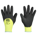 Stronghand NEONGRIP Feinstrickhandschuh mit 3/4 Schrumpf-Latex Beschichtung gelb/schwarz