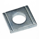 Keilscheiben Unterlegscheiben DIN 434 Stahl galvanisch verzinkt &Uuml;H vierkant Neigung 8% keilf&ouml;rmig