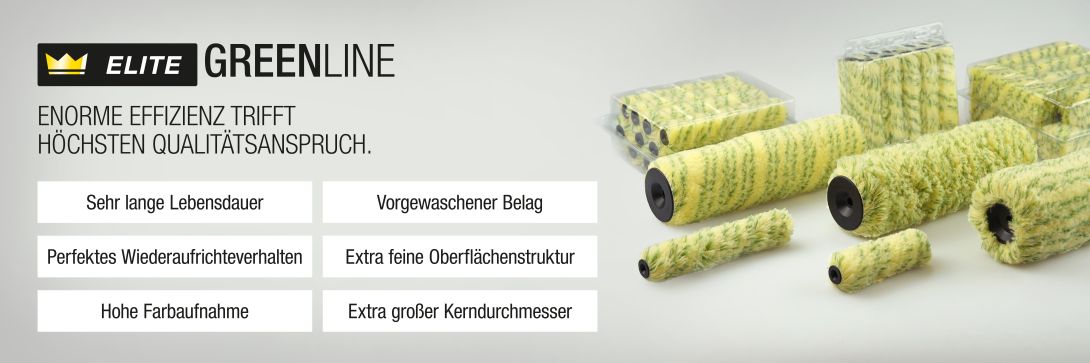 GREENLINE ELITE Malerwalzen